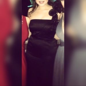 Black evening dress